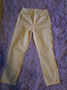 American Eagle Outfitters Women’s Skinny Jeans in Light Tan Corduroy